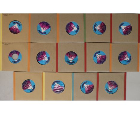 SUMMIT RECORDS - 7". Reaching the peak with these 14 x original UK 7" on short lived Trojan subsidiary Summit Records. Artist