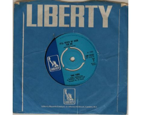TIMI YURO - IT'LL NEVER BE OVER FOR ME 7" (LIBERTY LBF 15182). Always in demand Northern monster from Timi Yuro (c/w As Long 