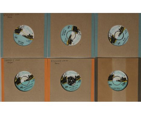 ESCORT RECORDS - 7". Sailing away with these 6 x original Escort 45s presented in top condition. Artists/titles/cat. numbers 