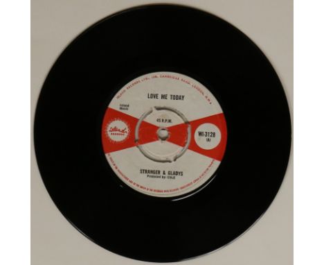 STRANGER &amp; GLADYS - LOVE ME TODAY 7" (ISLAND RECORDS WI-3128). Monstrous 1968 45 from Stranger Cole and Gladstone 'Gladys