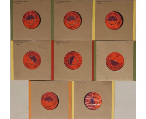 SUPREME RECORDS - 7". Superb collection of 8 x original UK 7" on Supreme, presented in stupendous condition. Titles are John 