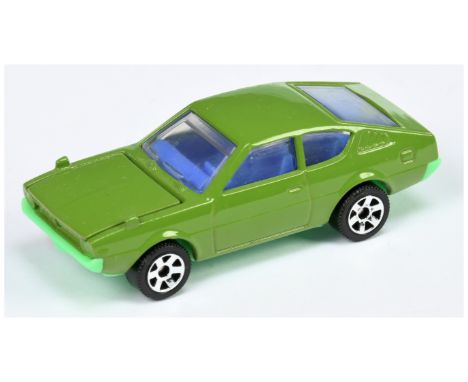 Matchbox Superfast Japan Series Mitsubishi Lancer Celeste FACTORY PRE-PRODUCTION COLOUR TRIAL MODEL - green body, blue interi