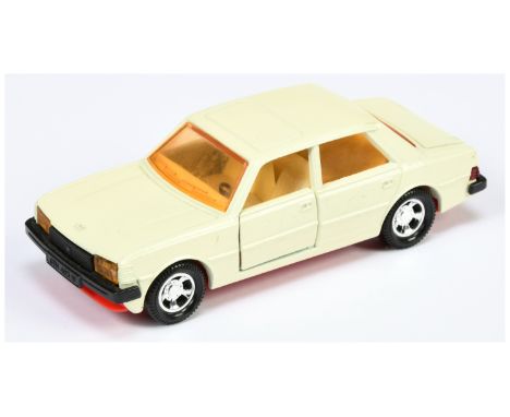 Matchbox Super Kings K84 Peugeot 305 FACTORY PRE-PRODUCTION COLOUR TRIAL - ivory body, light amber windows &amp; head-lamps, 