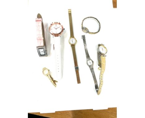 Selection of vintage and later ladies wrist watches 
