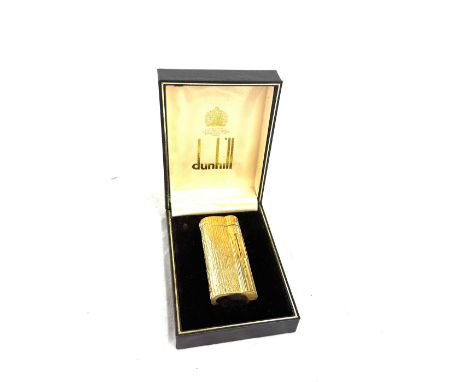 Vintage cased Dunhill cigarette lighter, e40356, untested