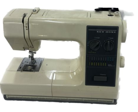 Vintage new home Janome electric sewing machine, untested