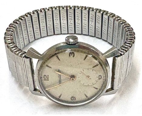 Vintage gents Jaegar LeCoultre wristwatch in working order 