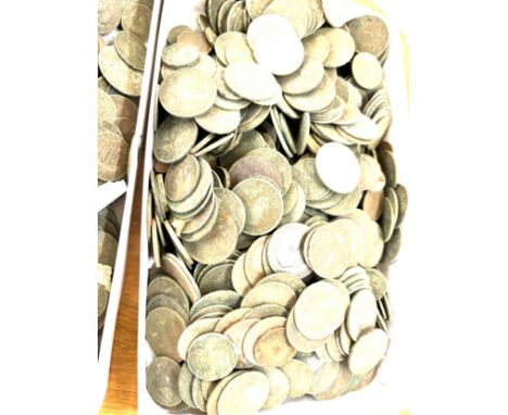 Selection of vintage and later coins total weight 299grams 