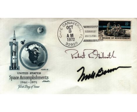Robert R. Gilruth/Frank Borman signed FDC. Good condition. All autographs come with a Certificate of Authenticity. We combine