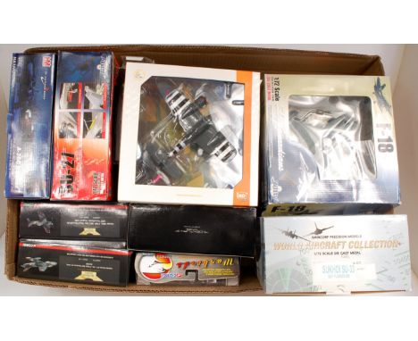 Collection of in-complete diecast Aircraft, mixed scales and manufacturers to include Sky Guardians, Ixo, Corgi, Aviation Arc