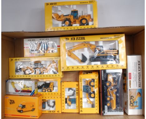 Joal, Corgi Toys, Shinsei and Motor Art construction diecast group, JCB, KATO and Volvo related, 12 boxed examples, some boxe