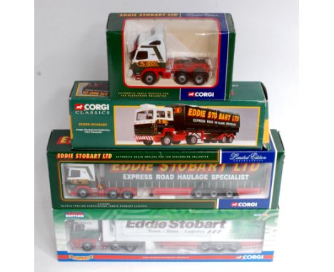 Corgi Hauliers of Renown and 1/50th Scale Road Transport Group, all Eddie Stobart related to include CC12901 Scania Topline C