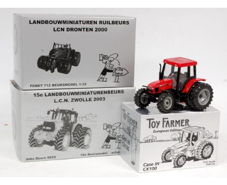 Siku and ERTL boxed Tractor Group, 3 boxed examples to include ERTL No.16057A Case IH CX100 "European Edition", Siku LCN 2003