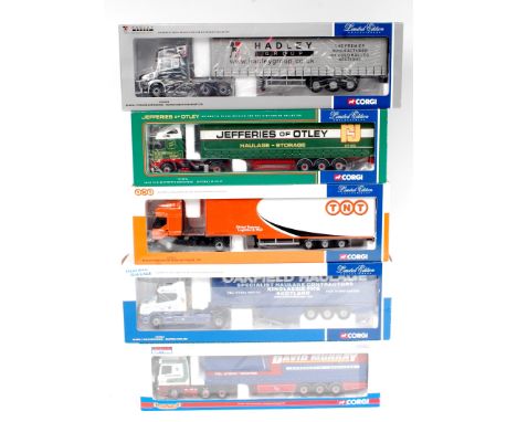 Corgi Hauliers of Renown 1/50th scale Road Transport Group, 5 boxed examples to include CC12111 TNT Renault Premium Step Fram