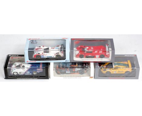 Spark Models 1/43rd scale Resin Le Mans, Daytona and Nurburgring related, 5 cased examples to include Porsche 962 No.8 Winner