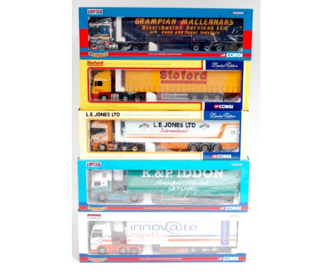 Corgi Hauliers of Renown 1/50th scale Rod Transport Group, 5 boxed as issued examples to include CC13414 Innovate Logistics M