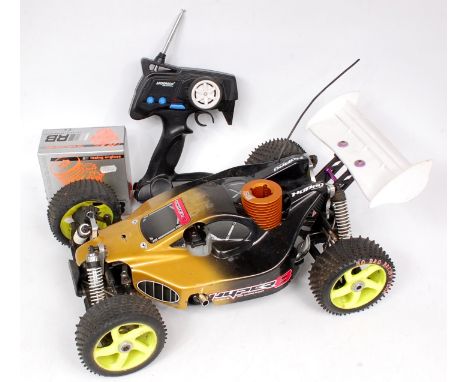 Hobao 1/8th scale Petrol Radio Control Pro Racing Buggy, with transmitter, fitted with a RB Concept SS Engine, sold with a qu