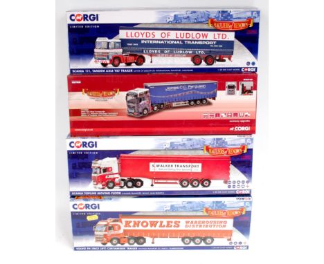 Corgi Hauliers of Renown 1/50th scale Road Transport Group, 4 boxed as issued examples to include CC12941 S.Walker Transport 