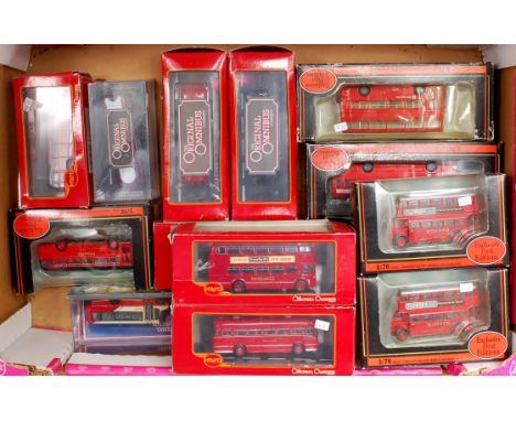 29 assorted EFE, Corgi, and Original Omnibus (COO) 1/76th and 1/50th scale diecast busses, mainly Midland Red, examples inclu