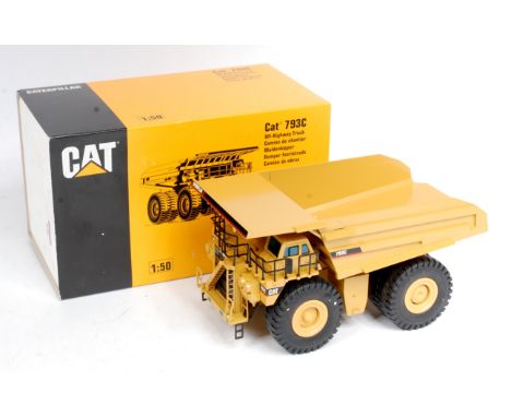 NZG, No.403, 1/50th scale diecast model of a cat 793C Off highway dump truck, appears as issued with the polystyrene packagin