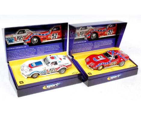 Scalextric 1/32nd scale Slot Racing Car Group, 4 boxed examples to include C2522A Dodge Viper Competition Coupe No.22, limite