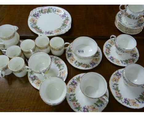 A Part Wedgwood tea service and a part Country Lane teaset