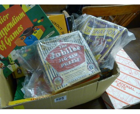 A Box of vintage childrens toys