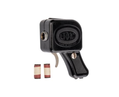 An Erac Selling Mercury Pistol I Sub-Miniature Camera, 1931-38, black, body, G, shutter working, lens, VG