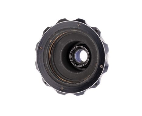 A Kinoptik Apochromat f/2 28mm Lens, black, serial no. 73341, body, VG, elements, G-VG, some light cleaning marks