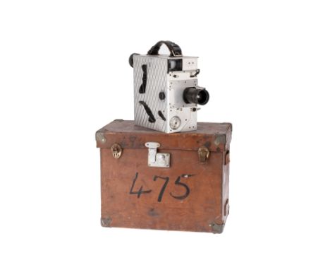 A Newman Sinclair Auto Kine 35mm Motion Picture Camera, 1927-, aluminium, serial no. 476, with Ross Xpres f/3.5 2" lens, blac
