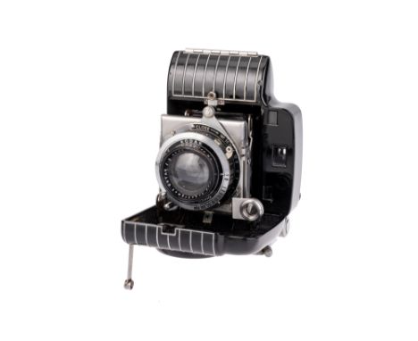 A Kodak Bantam Special Rangefinder Camera, 1936-48, black, serial no. 2456, with Kodak Ektar f/2 45mm lens, black, serial no.