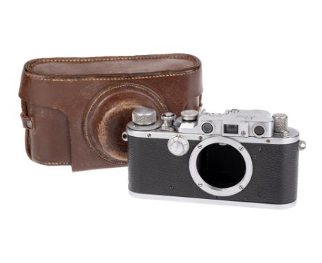 A Reid &amp; Sigrist Reid III Rangefinder Camera Body, 1947-65, chrome, serial no. P1392, body, G, shutter working