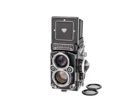 A Rollei Rolleiflex 2.8F Medium Format TLR Camera, 1960-1981, serial no.2424966, with Carl Zeiss Planar f/2.8 80mm lens, seri
