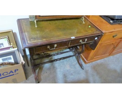 A sofa table of recent manufacture