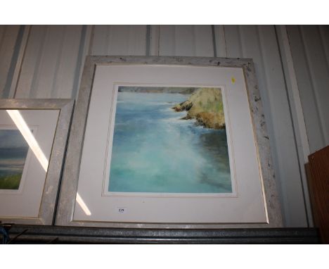 Wendy McBride pencil signed limited edition print, "Blue Viola I" 149/500