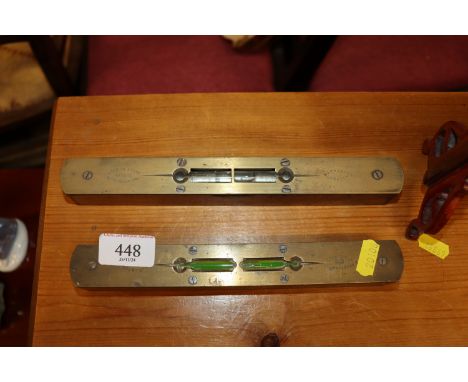 A J Rabone & Sons spirit level and another similar