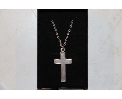 Chester 1917, Thomas James Skelton Sterling silver cross and chain 