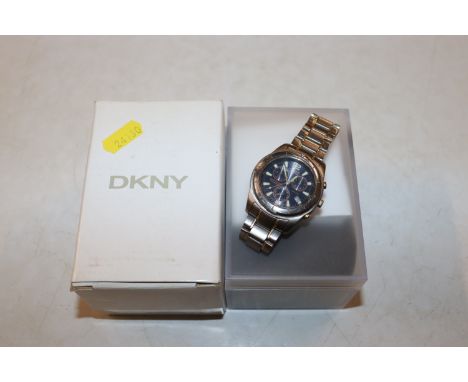 A Citizen Ecodrive Chronograph watch; and a DKNY ladies quartz watch
