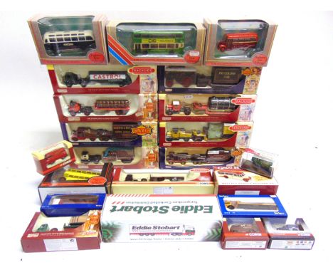 TWENTY-TWO ASSORTED 1/76 SCALE DIECAST MODEL VEHICLES  by Exclusive First Editions (4), Lledo / Corgi Trackside and similar (