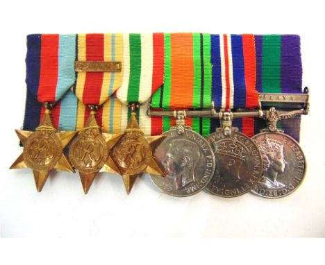 A SECOND WORLD WAR &amp; LATER GROUP OF SIX MEDALS TO CAPTAIN E.R.F. GILBERT, ROYAL ARTILLERY  comprising the 1939-45 Star, A