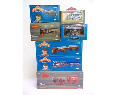 SEVEN CORGI CLASSICS VINTAGE GLORY &amp; DIBNAH'S CHOICE DIECAST MODEL VEHICLES  comprising a No.CC20309, Garrett Showman's T