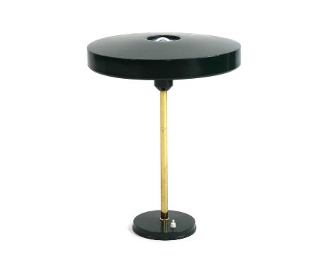 A Phillips desk light,1960s, by Louis Kalff,40cm diameter50cm high