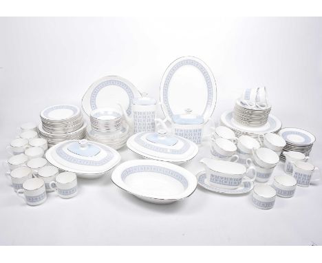 An extensive Royal Doulton counter point tea and dinner service Comprising two tureens, tea and coffee pots, twelve dinner pl