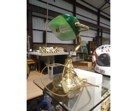 brass desk lamp