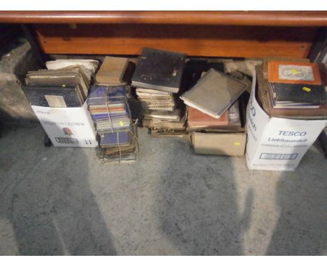 large selection of vintage books and ephemera
