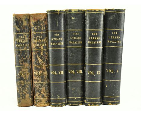 1891-1895 The Strand Magazine, an illustrated Monthly. Edited by George Newnes, publ. George Newnes Ltd. Six volumes, compris