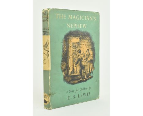 Lewis, C. S. 1955 The Magician's Nephew. Publ. The Bodley Head, London. First edition in orig. clipped dust wrapper with jack