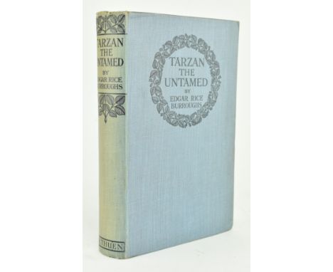 Burroughs, Edgar Rice. 1920 Tarzan the Untamed. First English edition, publ. Methuen &amp; Co. Ltd. Publisher's original full