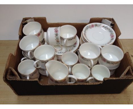 BOX OF PARAGON BELINDA CHINA CUPS AND SAUCERS