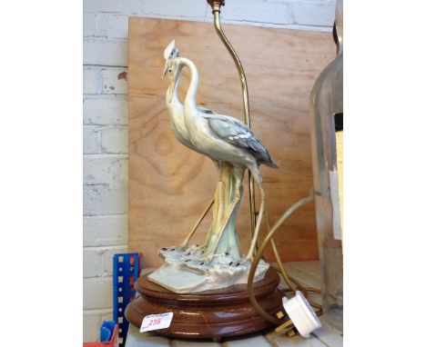 HERON ORNAMENTAL TABLE LAMP